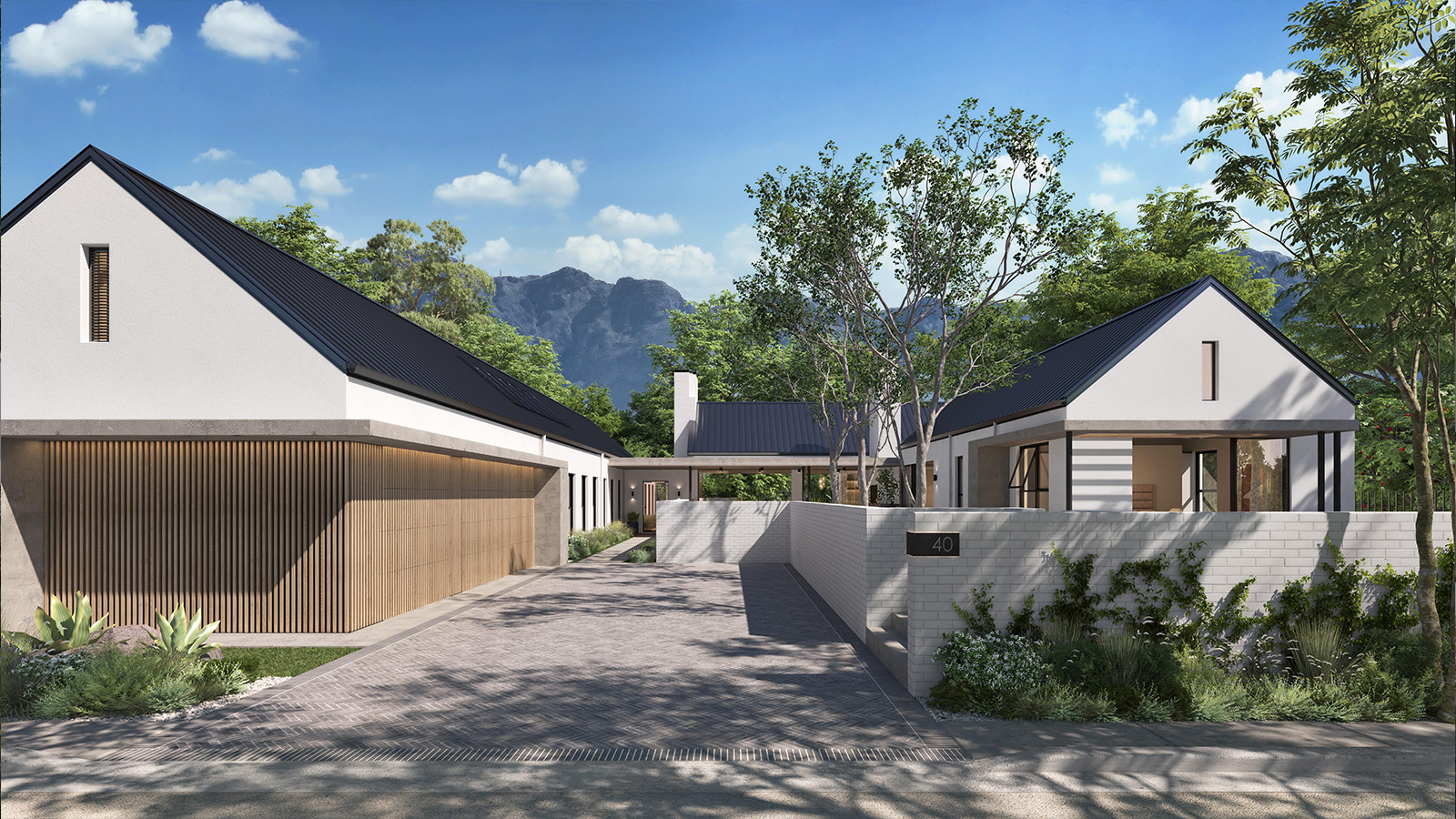 Residence 5 rear view